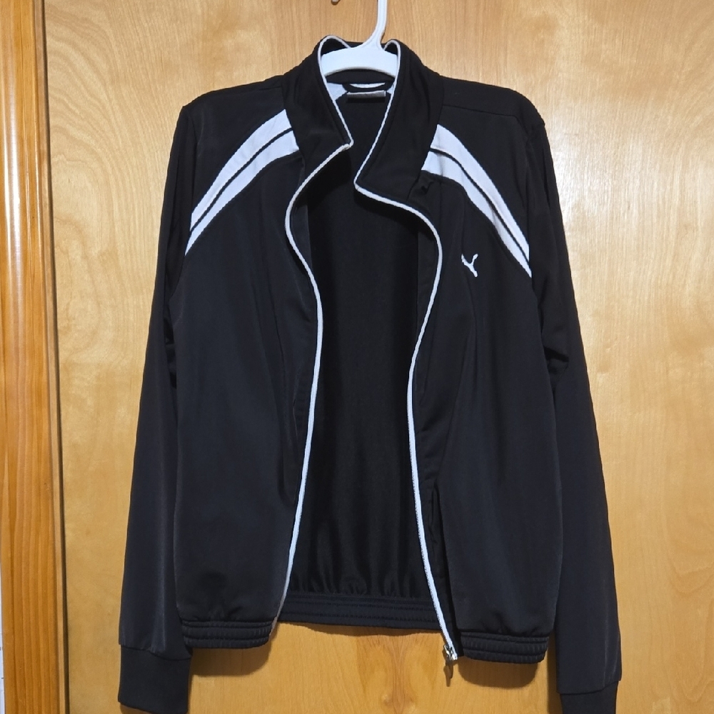 Puma Black and White Track Jacket